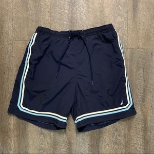 Nautical swim shorts size L 40$